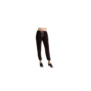 Bella Dahl Relaxed Jogger Black Velvet Lux Lounge Pants Womens Size S NEW